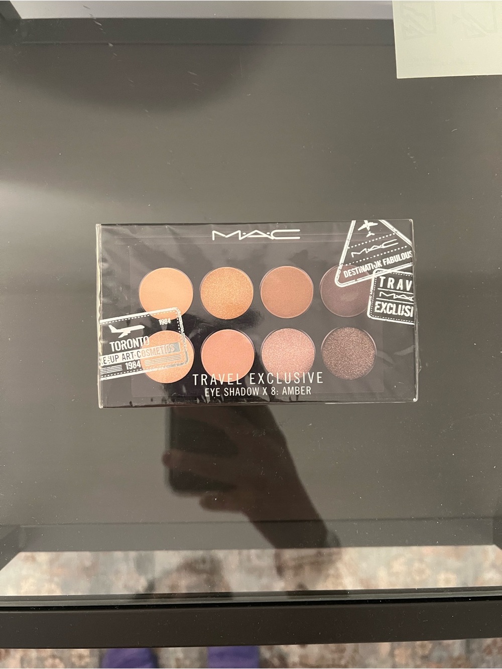 MAC Cosmetics Amber 8-Pan Eyeshadow Palette — Peach, Bronze & Copper Tones